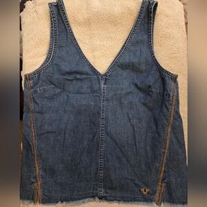 True Religion Denim Sleeveless Top